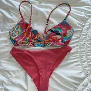 Midori Pink Floral Bikini